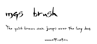 mgs4brush.ttf字體轉換器圖片