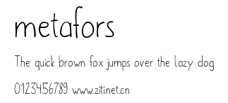 metafors.ttf字體轉換器圖片