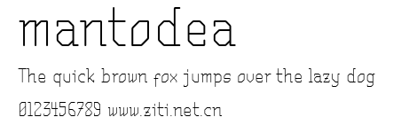 mantodea.ttf字體轉換器圖片