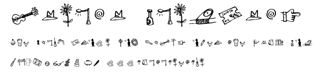 manita dingbats.ttf字體轉換器圖片