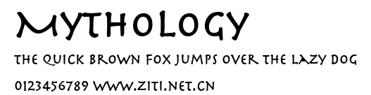 Mythology.ttf字體轉換器圖片