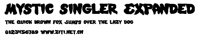 Mystic Singler Expanded.ttf字體轉換器圖片