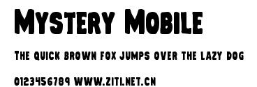 Mystery Mobile.ttf字體轉換器圖片