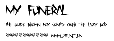 My Funeral.ttf字體轉換器圖片