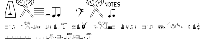 Music Fun.ttf字體轉換器圖片