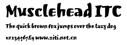 Musclehead ITC.ttf字體轉換器圖片