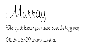 Murray.ttf字體轉換器圖片