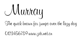 Murray.ttf字體轉換器圖片