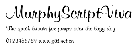MurphyScriptViva.ttf字體轉換器圖片