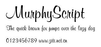 MurphyScript.ttf字體轉換器圖片