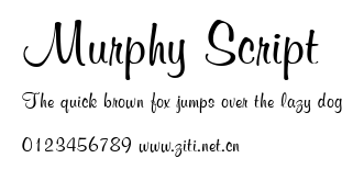 Murphy Script.ttf字體轉換器圖片