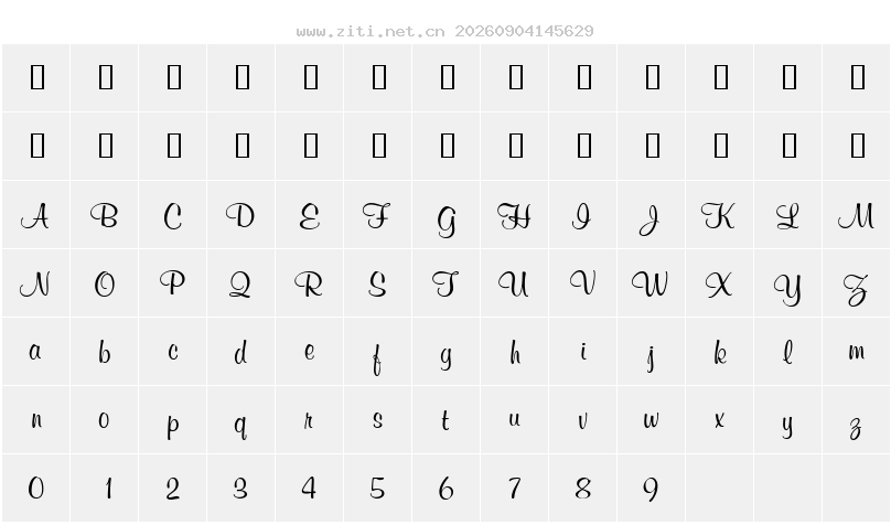 字符映射圖