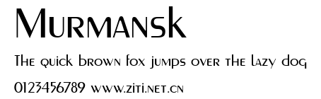Murmansk.ttf字體轉換器圖片