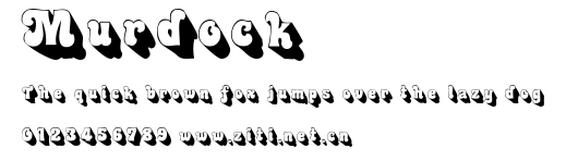 Murdock.ttf字體轉換器圖片