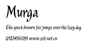 Murga.ttf字體轉換器圖片