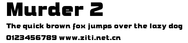 Murder 2.ttf字體轉換器圖片