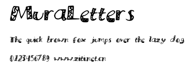 MuraLetters.ttf字體轉換器圖片