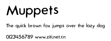 Muppets.ttf字體轉換器圖片