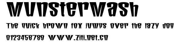 MunsterMash.ttf字體轉換器圖片