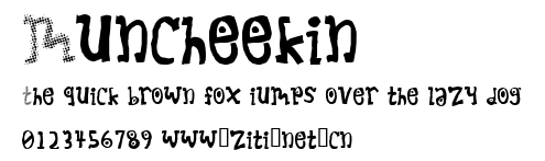 Muncheekin.ttf字體轉換器圖片
