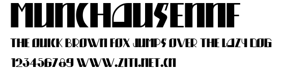 MunchausenNF.ttf字體轉換器圖片