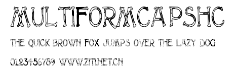 MultiformCapsHC.ttf字體轉換器圖片