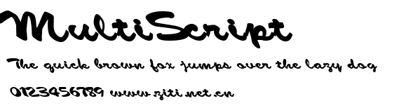 MultiScript.ttf字體轉換器圖片