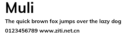 Muli.ttf字體轉換器圖片