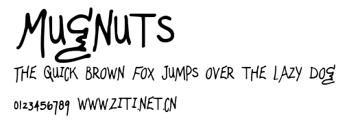 Mugnuts.ttf字體轉換器圖片