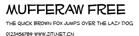Mufferaw Free.ttf字體轉換器圖片