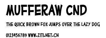 Mufferaw Cnd.ttf字體轉換器圖片
