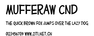 Mufferaw Cnd.ttf字體轉換器圖片
