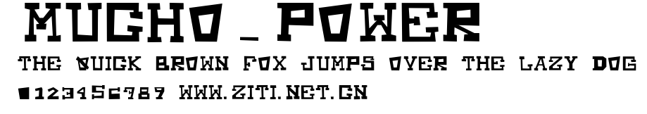 Mucho_Power.otf字體轉換器圖片