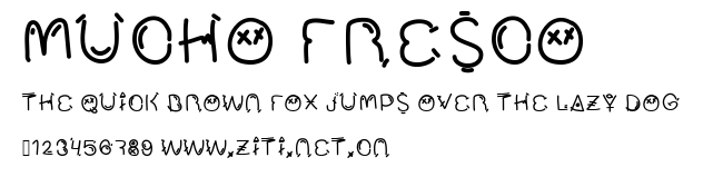 Mucho Fresco.ttf字體轉換器圖片