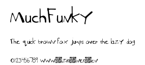 MuchFunky.ttf字體轉換器圖片