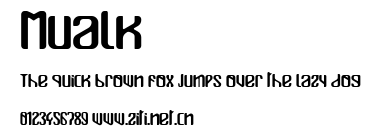 Mualk.ttf字體轉換器圖片