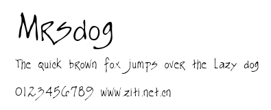 Mrsdog.ttf字體轉換器圖片