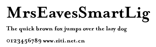 MrsEavesSmartLig.ttf字體轉換器圖片