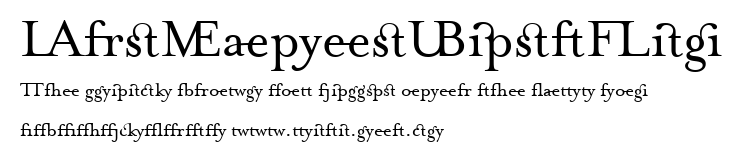 MrsEavesJustLig.ttf字體轉換器圖片