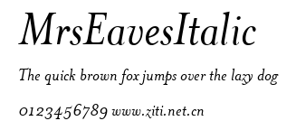 MrsEavesItalic.ttf字體轉換器圖片