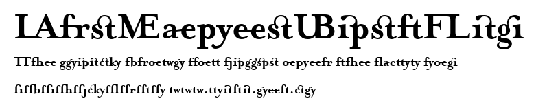 MrsEavesJustLig.ttf字體轉換器圖片