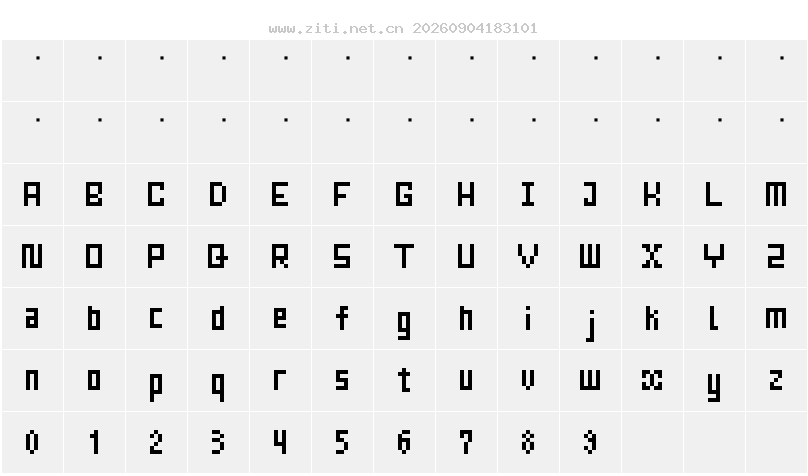 字符映射圖