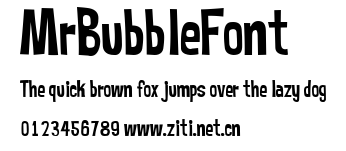 MrBubbleFont.ttf字體轉換器圖片
