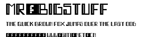 Mr.BigStuff.ttf字體轉換器圖片