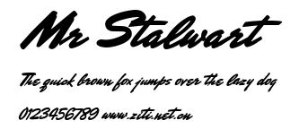 Mr Stalwart.ttf字體轉換器圖片
