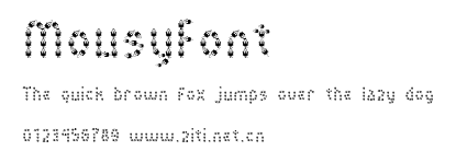MousyFont.ttf字體轉換器圖片