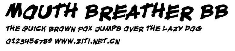Mouth Breather BB.ttf字體轉換器圖片
