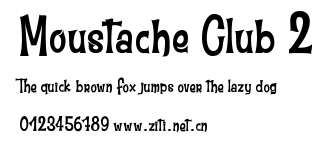 Moustache Club 2.ttf