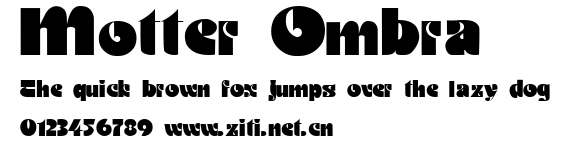 Motter Ombra.ttf字體轉換器圖片