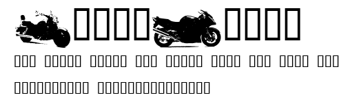 MotorBikez.ttf字體轉換器圖片
